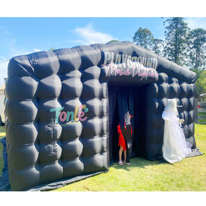 Nhà Máy Giá xách tay Đảng Cube sân sau Inflatable hộp đêm với đèn Inflatable Disco lều - Product Image 5