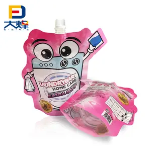 Custom Printed Spout Pouch High Quality Stand Up Plastic Bags Refill Liquid Food Beverage Cosmetic Spout Pouch