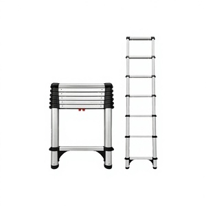 บันไดเหล็กคาร์บอนพับได้ SOYOUNG Industrial Combination 510CM แบบ 7 ขั้น รับน้ำหนักได้ 375 ปอนด์ ความสูงพับเก็บได้ 8 ฟุต ความสูงเมื่อขยาย 75 นิ้ว - Product Image 3