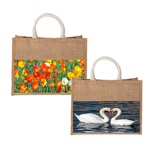 กระเป๋าถือผู้หญิงสีดำ กระเป๋าโท้ทพร้อมกระเป๋าผ้ากระสอบขนาดใหญ่ พิมพ์ลายดิจิทัล ผลิตในอินเดีย รัฐเบงกอลตะวันตก - Product Image 5