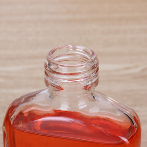Petite bouteille de vin vide personnalisée de 100ml pour <span class=keywords><strong>cocktail</strong></span> whisky <span class=keywords><strong>gingembre</strong></span> liqueur verre mini 3oz Gin rhum <span class=keywords><strong>vodka</strong></span> tequila spiritueux bouteille - Product Image 6