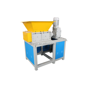 Industrial Crushing Paper <b>Tire</b> Cardboard Coconut Waste Metal Small Double Shaft Shredder Crusher <b>Machine</b> Small Plastic Shredder - Product Image 5