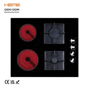 Electrodomésticos de Cocina Nuevos Hechos en China, Estufa de Gas con 4 Quemadores y Placa de Vidrio de 60 cm - Product Image 1