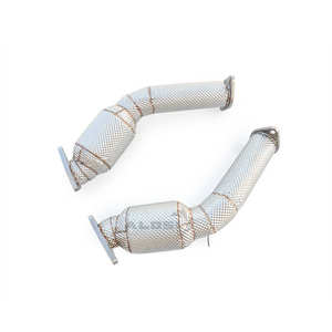 Tubo de Escape de Alto Rendimiento Cuski con Protección Térmica SS304 para Infiniti FX35 3.5L <span class=keywords><strong>2008</strong></span> - Product Image 2