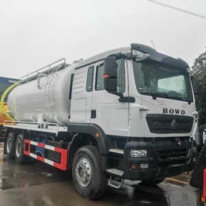 รถดูดสิ่งปฏิกูล HOWO 6X4 ความจุ 25,000 ลิตร 25 ลูกบาศก์เมตร รถดูดสิ่งปฏิกูล/รถดูดสูญญากาศแรงดันสูง รถดูดสิ่งปฏิกูลแบบพิเศษ กำลังลดราคา - Product Image 4
