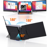 Écran Portable Moniteur OEM ODM 14 Pouces FHD 1080P IPS S3 Triple Affichage pour Ordinateurs Portables 13-17"