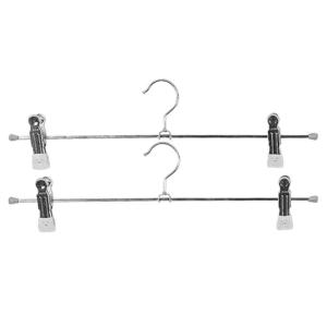 Mawa Superclip Metal Trouser Hanger 40cm Silver 2-Pack - Product Image 1