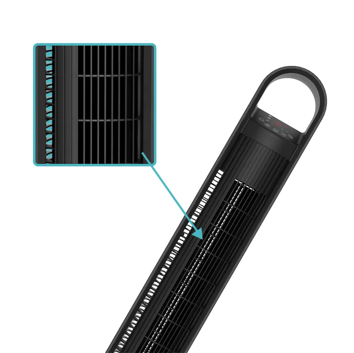 Luft reinigung Kühlung und Heizung Elektronischer Lüfter Tower Blade less Fan mit Wifi App Control