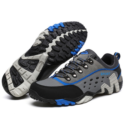 Wholesale Amazon's New Large Size Men Women Hiking Breathable Lightweight Frosted Trekking Hiking Shoes
