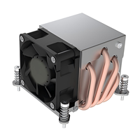 FEZCOOL LGA1700-R63 – Dernière plaque de refroidissement 2U DC VC silencieuse avec ventilateur pour carte mère Intel 1700 – Radiateur et refroidissement