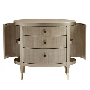 Comodino Moderno di Lusso in Rovere con Spazio Contenitivo, Realizzato a Mano in Legno Massello, Tavolino Intelligente per Camera da Letto, per Casa e Hotel: Il Sogno che Diventa Reale - Product Image 2