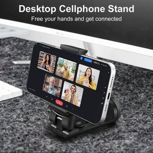 Support de téléphone essentiel de voyage; support de téléphone d'avion; support de téléphone portable de bureau; assistant de cuisine; réglage d'angle libre - Product Image 5