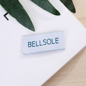Etiqueta Tejida Anagram, Etiqueta de Ropa Personalizada de Poliéster Rectangular con Impresión Digital, Los Ángeles - Product Image 3