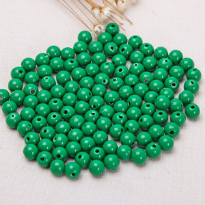 Acrylic <b>Beads</b> 10mm Round Gray <b>Blue</b> For Jewelry Making Bulk Loose <b>Beads</b> - Product Image 3