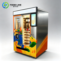 Distributeur automatique de gobelets, boîte de collecte des déchets, machine à jus d'orange fraîchement pressé