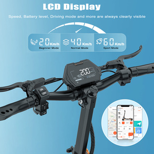 Trottinette électrique pliable pour adultes KUGOO F2 Pro Max 1000W, double moteur haute puissance, 52V 22Ah, pliable, portable - Product Image 5