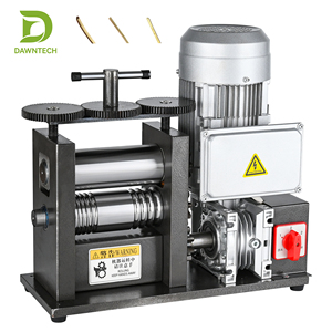 Machine à laminer 160 mm 750 W pour la fabrication de bijoux en or et en argent, lamination de fil plat et rond avec interrupteur marche/arrêt. - Product Image 2