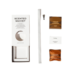 Cedar Juniper Scented Sachet Car Air Freshener Gift Box Modern Style Fragrance For Car Interior And Wardrobe - Product Image 1