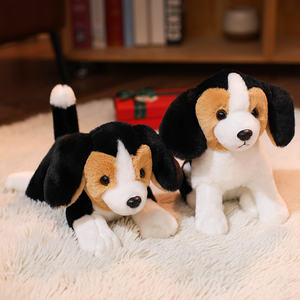 Jouets en <span class=keywords><strong>peluche</strong></span> pour chiens réalistes personnalisables, plusieurs races (husky/golden retriever), animaux en <span class=keywords><strong>peluche</strong></span> doux avec coton PP, vente en gros - Product Image 4