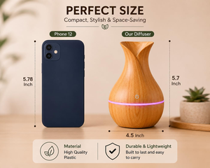 Wholesale 200ml USB <b>Electric</b> Aroma Essential <b>Oil</b> <b>Diffuser</b> Ultrasonic Air Humidifier Wood Grain LED Lights for Home Office Hotel - Product Image 3