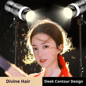 Lámpara de Fotografía YM80, Luz de Ambiente COB para Fotografía <span class=keywords><strong>en</strong></span> <span class=keywords><strong>Vivo</strong></span>, Foco de Contorno, Luz Blanca Fría de 6500K, 24V/3A - Product Image 2