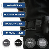 Ceintures tactiques multifonctionnelles résistantes à l'usure pour la sécurité, avec étui et pochette pour lampe de poche, kit utilitaire, ceinture de service – Vente en gros
