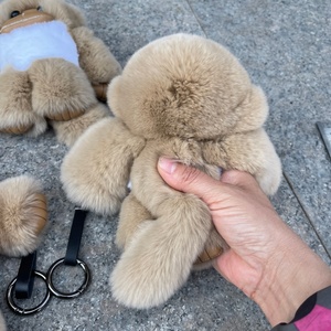 Ciondolo Scimmia in Peluche di Alta Qualità, <span class=keywords><strong>Animale</strong></span> di Peluche Morbido per Decorazione Borsa e Regalo - Product Image 3