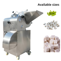 Automatische Fruitsnijmachine Groenteaardappelen Snijmachine Wortelui Tomaat Mango Kubus Snijmachine