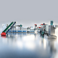 Machine de granulation professionnelle à vis simple et anneau d'eau pour le recyclage des déchets plastiques PE, PP, PVC, HDPE