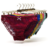 Lot de Culottes Entièrement en Dentelle pour Femmes – Taille Basse Séduisante, Plusieurs Couleurs, Respirantes – Lingerie Sexy pour Dames – Vente en Gros à Prix Abordable