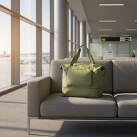 Sac fourre-tout léger et extensible pour femme, en tissu RPET recyclé GRS, écologique, grande capacité, idéal pour les voyages, vente en gros BSCI Kingsons