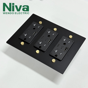 Interruptores <span class=keywords><strong>de</strong></span> palanca personalizados <span class=keywords><strong>de</strong></span> lujo estándar <span class=keywords><strong>de</strong></span> EE. UU. Latón Multifunción Panel <span class=keywords><strong>de</strong></span> metal Enchufe <span class=keywords><strong>de</strong></span> latón - Product Image 3
