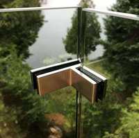 Serre-câble en verre réglable en acier inoxydable de qualité supérieure, facile à installer, pour clôture en verre