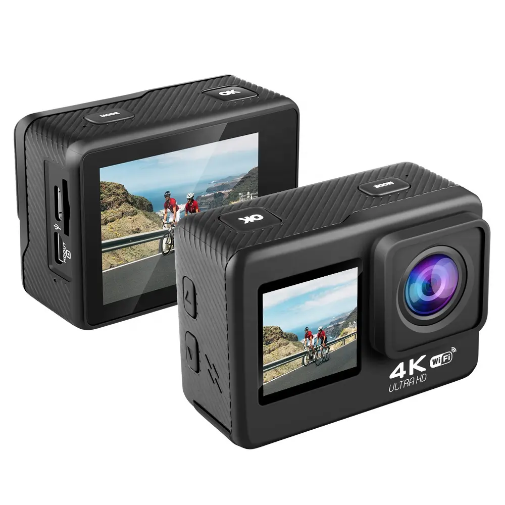 4k 60FPS Touch Dual Screen Wifi Sport Action Camera Video Mi 360