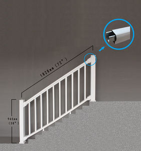 0.9*1.8 m Usine Directement Prix Rampe en PVC et Rampe d'Escaliers en PVC - Product Image 4