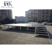Scène de spectacle extérieure de grande taille avec structure en aluminium en promotion