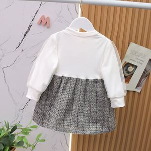 Filles robe 2025 printemps et automne nouvelle mode enfants jupes petit <span class=keywords><strong>parfum</strong></span> vent deux pièces mignon princesse <span class=keywords><strong>jupe</strong></span> - Product Image 5