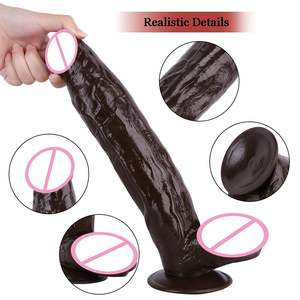 Enorme 11.8Inches Pvc Dildo Masturbatie Dick Voor Vrouwen Met Zuignap Grote Lange Reus Realistische Dildo Sekswinkel % - Product Image 6
