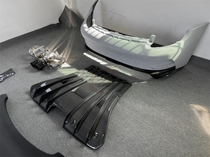 GT3 stile metà in fibra di carbonio paraurti anteriore posteriore gonna posteriore spoiler posteriore Kit corpo di scarico per <span class=keywords><strong>Porsche</strong></span> <span class=keywords><strong>911</strong></span> 992 <span class=keywords><strong>Carrera</strong></span> - Product Image 6