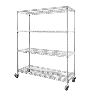 Estantes de Almacenamiento de 6 Niveles PARA EL Baño, Estante para Libros de Cocina, Alambre de Metal, <span class=keywords><strong>Ruedas</strong></span> - Product Image 2
