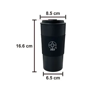 Functional Water Cup With Releases Far-Infrared Rays 520Ml Bamboo Charcoal Water Bottle