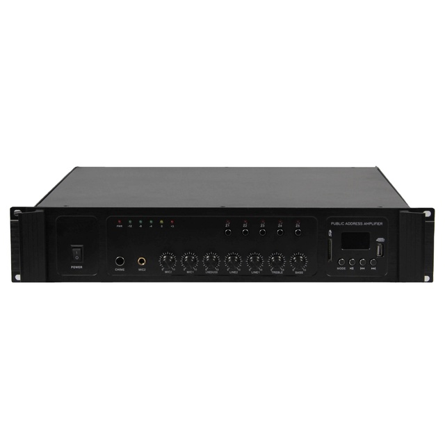 Professional ZHONGHE Brand 250W PA Amplifier System with 3-Year Warranty From Zhejiang