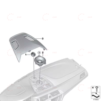 Haut-parleurs rotatifs 3D pour BM Série 5 Série 6 G38 G32 Amélioration intérieure 528 530 540li Système de haut-parleurs audio de voiture