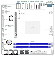 Carte mère NAS BKHD C612NP LGA2011 3 Xeon E5 V3 V4 6 ports 2 5G LAN 10 SATA pour serveur