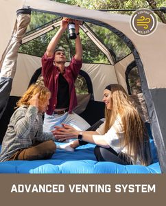 <span class=keywords><strong>Tente</strong></span> de camping <span class=keywords><strong>familiale</strong></span> portable d'été, imperméable, instantanée, à une chambre, installation en 60 <span class=keywords><strong>secondes</strong></span>, résistante au vent, avec sac de transport - Product Image 4