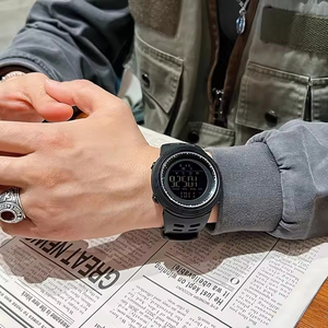 Men's Digital Sports <b>Watch</b> Large Face Waterproof Wrist <b>Watches</b> for Men with Stopwatch LED Back Light - Product Image 4