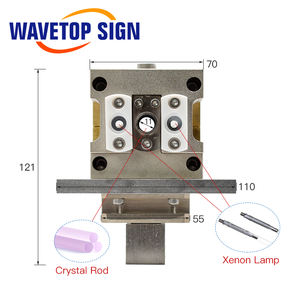 WaveTopSign lampu ganda <span class=keywords><strong>Laser</strong></span> reflektor rongga panjang 110-190mm digunakan untuk <span class=keywords><strong>Laser</strong></span> YAG las dan mesin pemotong - Product Image 3