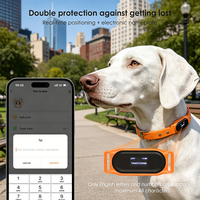 Gilet GPS portable solaire en nylon pour animaux de compagnie avec positionnement en temps réel 4G/5G Android étanche pour chiens