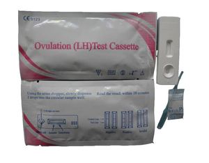 One Step <span class=keywords><strong>Free</strong></span> Ovulation LH-Urintest kassette für Frauen Verwenden Sie die OEM-Fabrik nur für die In-Vitro-Diagnose - Product Image 1
