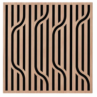 Panneau mural acoustique - Panneau mural acoustique en MDF 3D, panneau insonorisant et absorbant le son pour la décoration murale intérieure, hôtel, bureau